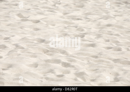 Seamless sand closeup background, White sand of the tropilal beach Stock Photo