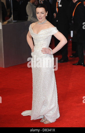 Olivia Williams arriving at the British Academy Film Awards (BAFTAs) in London, England - 12.02.12 Stock Photo