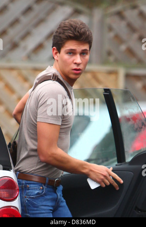 Joey Essex arriving at a nightclub to film a Valentine's Day special of 'The Only Way is Essex' Essex - 12.02.12 Stock Photo