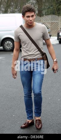 Joey Essex arriving at a nightclub to film a Valentine's Day special of 'The Only Way is Essex' Essex - 12.02.12 Stock Photo