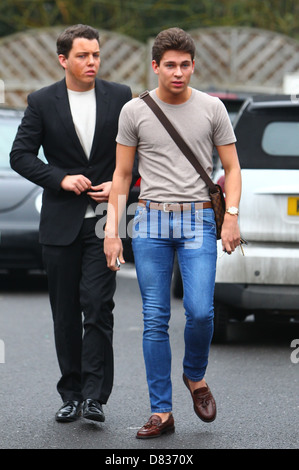 Joey Essex arriving at a nightclub to film a Valentine's Day special of 'The Only Way is Essex' Essex - 12.02.12 Stock Photo