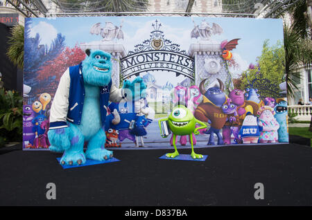 Cannes, France. 17th May 2013. monster cartoon stand at carlton hotel on May 17, 2013 in Cannes, France. Credit:  jonatha borzicchi editorial / Alamy Live News Stock Photo