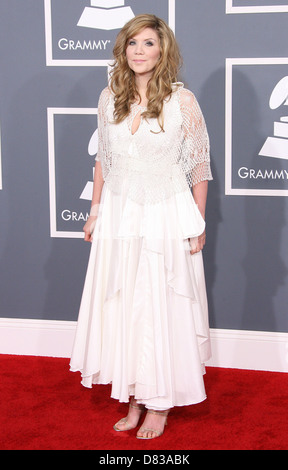 Alison Krauss 54th Annual GRAMMY Awards (The Grammys) - 2012 Arrivals held at the Staples Center Los Angeles, California - Stock Photo