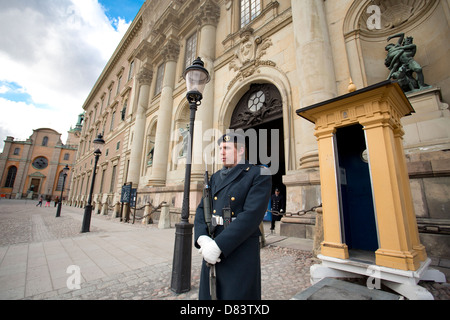 The Royal Palace in Stockholm, Sweden. (Stockholm Palace.) Sveriges Kungahus. Stock Photo