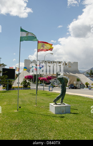 Marbella Entrance arch, Marbella, Costa del Sol, Malaga Province, Andalucia, Spain. Stock Photo