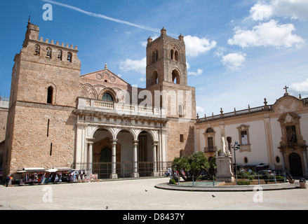 Palermo - Monreale cathedral is dedicated to the Assumption of the Virgin Mary Stock Photo