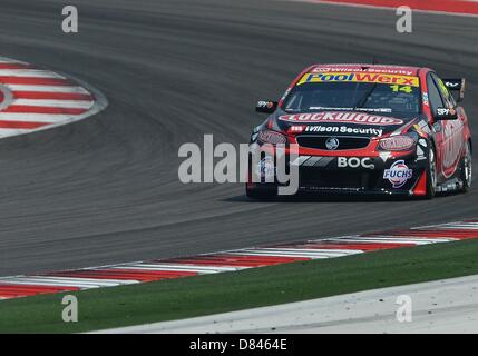 Austin, Texas, USA. 18th May, 2013. Fabian Coulthard #14 of Lockwood Racing during V8 Supercars Race 13 on day two of Austin 400 in Austin, TX. Stock Photo