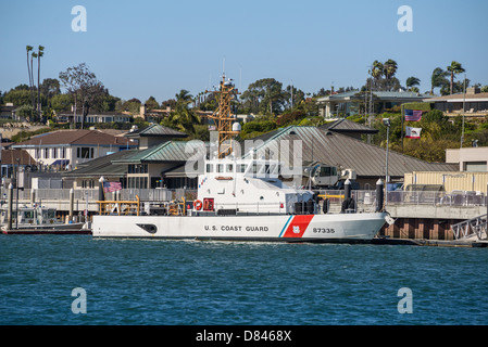 U.S. Coast Guard Station in Newport Beach. Stock Photo