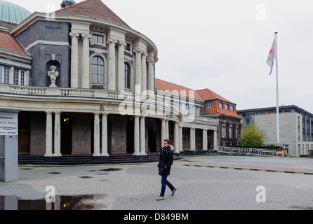 University of  Hamburg, Main Building built 1911, Edmund-Siemers-Allee, Hamburg, Germany Stock Photo