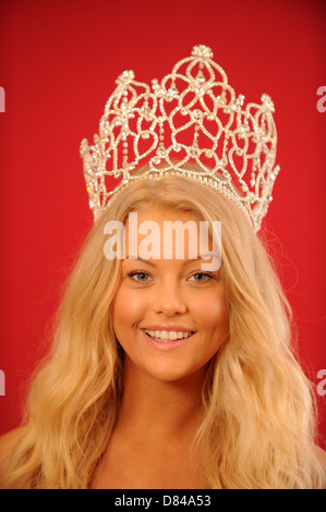 Miss Wales winner 2013 Gabrielle Shaw of Wrexham. Stock Photo