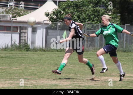 Rome, Italy. 18 May 2013 GAA Gaelic Football, Swiss-Italian Regional Tournament  with teams from Zurich, Rovigo, Padova, St Gallen and Rome competed in mens and womens football competitions at the Roma Rugby Club in Rome Italy. Credit: Gari Wyn Williams/Alamy Live News Stock Photo