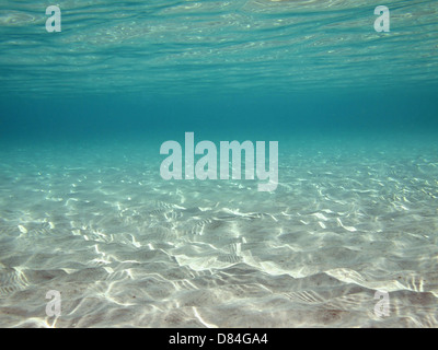 Underwater sandy seabed in Mediterranean, Stock Video