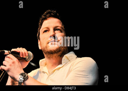 18th May 2013. Belfast, Northern Ireland. X-winner Matt Cardle performs at the first Belfast Lord Mayor's Concert. Stock Photo