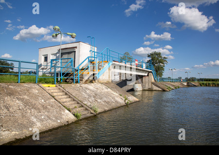 barrage on the Little Danube - Slovakia Stock Photo