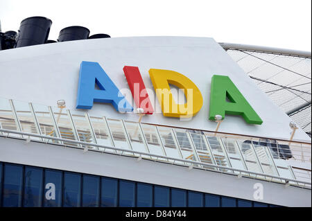 New Cruise ship Aida Stella at Portland Port,  Dorset, UK. 18th May, 2013  PICTURE BY : DORSET MEDIA SERVICE Stock Photo