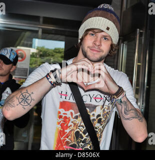 Tokyo, Japan. 18th May 2013. Jay McGuiness, May 18, 2013, : Tokyo, Japan : Jay McGuiness of The Wanted arrives at Narita International Airport in Chiba prefecture, Japan on May 18, 2013. (Photo by AFLO/Alamy Live News/Alamy Live News) Stock Photo