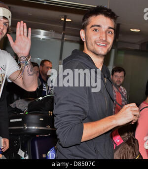 Tokyo, Japan. 18th May 2013. Tom Parker, May 18, 2013 :  Tokyo, Japan : Tom Parker of The Wanted arrives at Narita International Airport in Chiba prefecture, Japan on May 18, 2013. (Photo by AFLO/Alamy Live News/Alamy Live News) Stock Photo