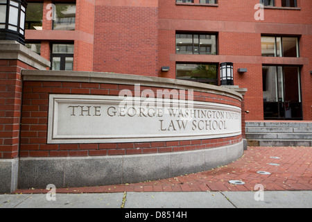 George Washington University Law School building - Washington, DC USA Stock Photo