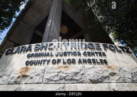 Los Angeles Superior Court. The Clara Shortridge Foltz Criminal Justice Center. Stock Photo