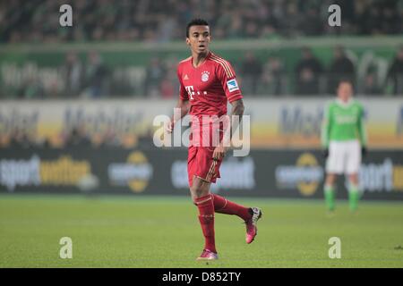 Luiz Gustavo (Bayern), FEBRUARY 15, 2013 - Football / Soccer : Bundesliga match between VfL Wolfsburg 0-2 FC Bayern Munchen at Volkswagen Arena in Wolfsburg, Germany. (Photo by AFLO) Stock Photo