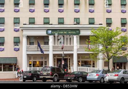 Historic Gettysburg Hotel, est. 1797, Gettyburg, Pennsylvania, USA Stock Photo