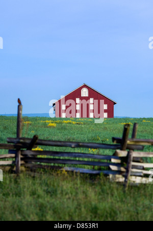 The Sherfy Farm, Gettysburg National Military Park, Pennsylvania, USA Stock Photo