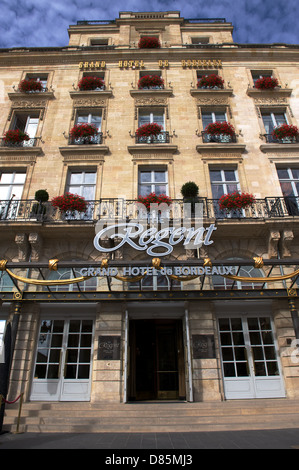 The Regent Grand Hotel in Bordeaux France Stock Photo