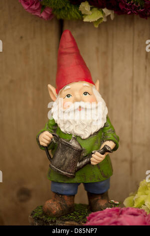 London, UK. 20th May 2013. A garden gnome at the RHS Chelsea Flower Show. Credit:  Malcolm Park / Alamy Live News Stock Photo