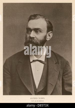 ALFRED NOBEL (1833-1896) Swedish chemist and inventor of dynamite Stock ...