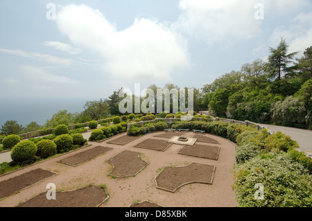 Park of Livadia, Yalta, Crimea Stock Photo