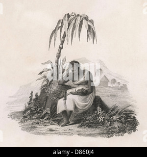 Enslaved mother and child in the West Indies Stock Photo