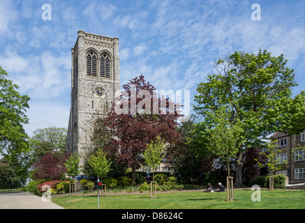 St Faiths Church in Brenchley Gardens Maidstone Kent Stock Photo