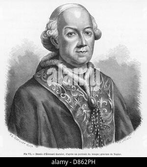 Pope Pius VI Stock Photo