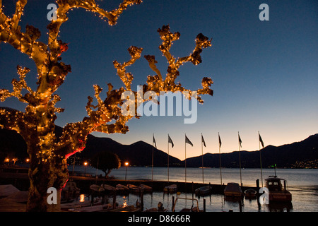 Switzerland Canton Ticino Ascona Stock Photo