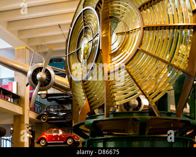 Exhibits in the Science Museum one of the most popular museums in London England UK Stock Photo