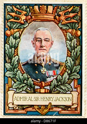 Admiral Sir Henry Jackson / Stamp Stock Photo