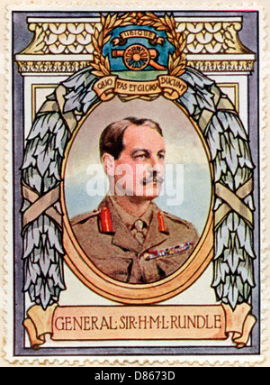 General Rundle / Stamp Stock Photo