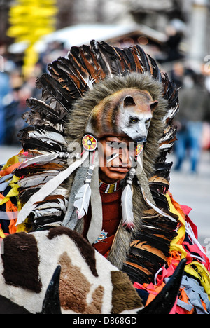 Native American costume Stock Photo