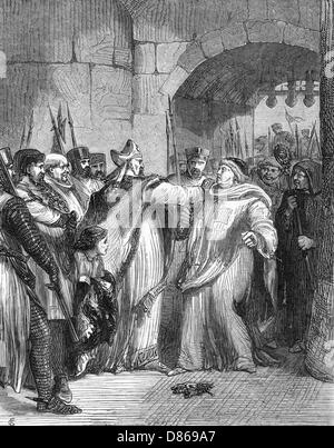 Hugh de Puiset or Pudsey Bishop of Durham arrested by William Longchamp ...