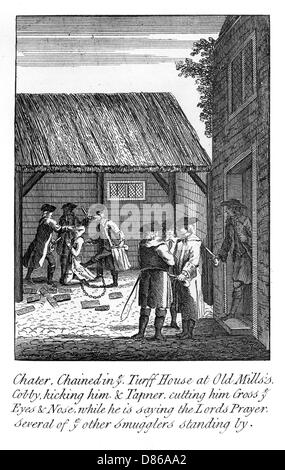 SUSSEX SMUGGLERS/C18TH Stock Photo