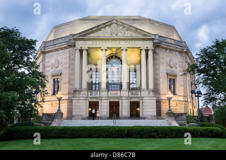 Severance Hall is home to Cleveland Orchestra, Cleveland, Ohio Stock Photo