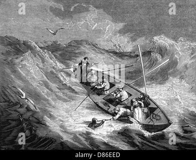 Lifeboat, 1830s Stock Photo