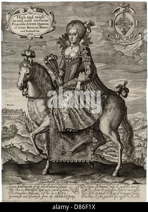 Queen Anne Of Denmark Stock Photo