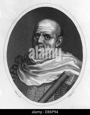 Roman Emperor Vespasian Stock Photo