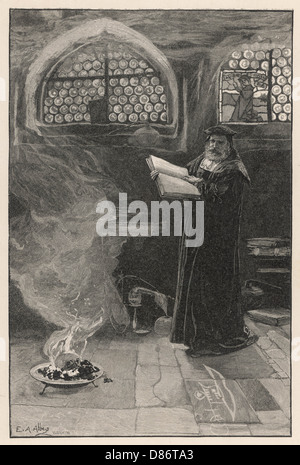 A magician at work - Doctor Faustus Stock Photo - Alamy