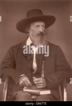 Alfred, lord Tennyson Stock Photo
