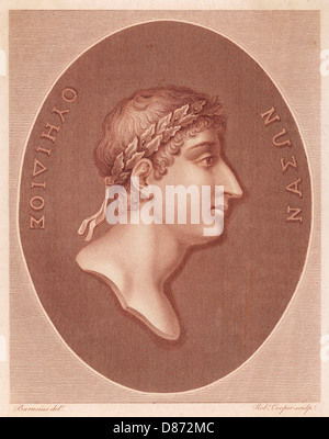 PUBLIUS OVIDIUS NASO Known As Ovid Roman Poet Date: 43BC - 17 Stock ...