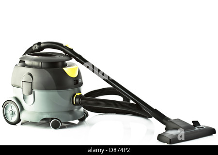 Industrial vacuum cleaner on white background, close up Stock Photo