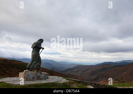 Pilgrim Monument in the high of St. Roque, 1270 meters. Stock Photo