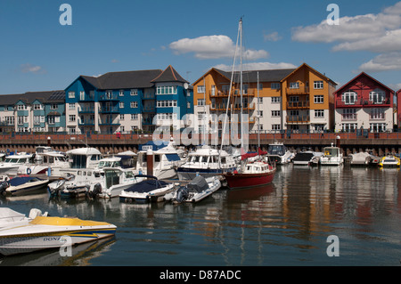 Exmouth Marina, Devon, England, UK Stock Photo